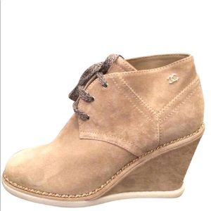 Chanel ankle boot wedges